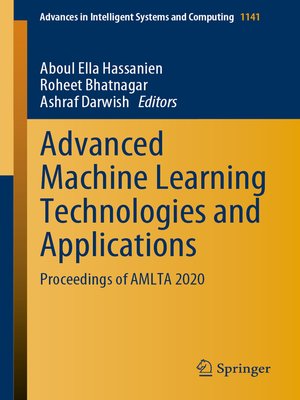 cover image of Advanced Machine Learning Technologies and Applications